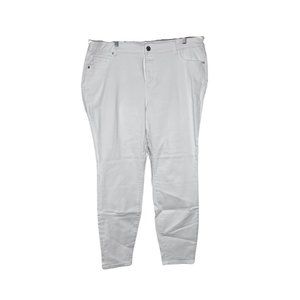 Eloquii White Skinny Jeans